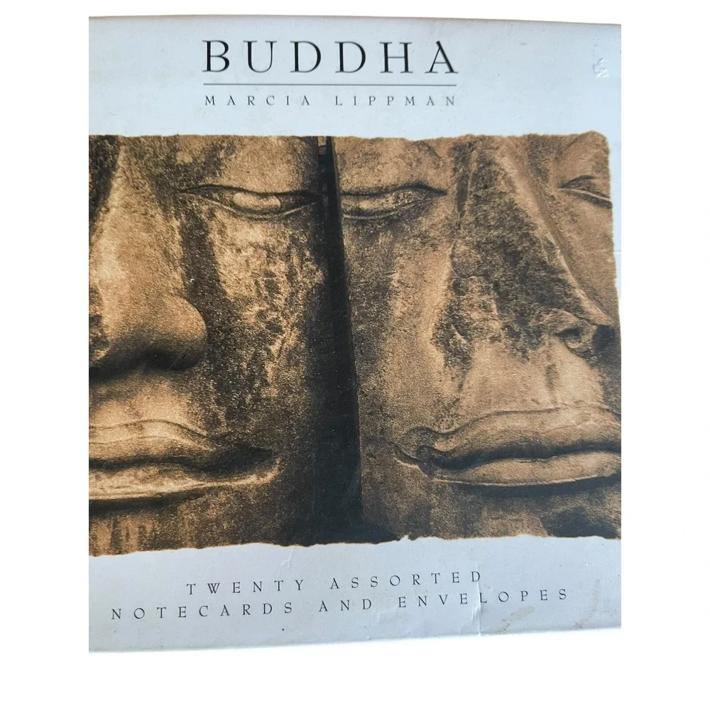 Vintage 1995 Buddha Notecards &‎ Envelopes Set of 20 Spiritual